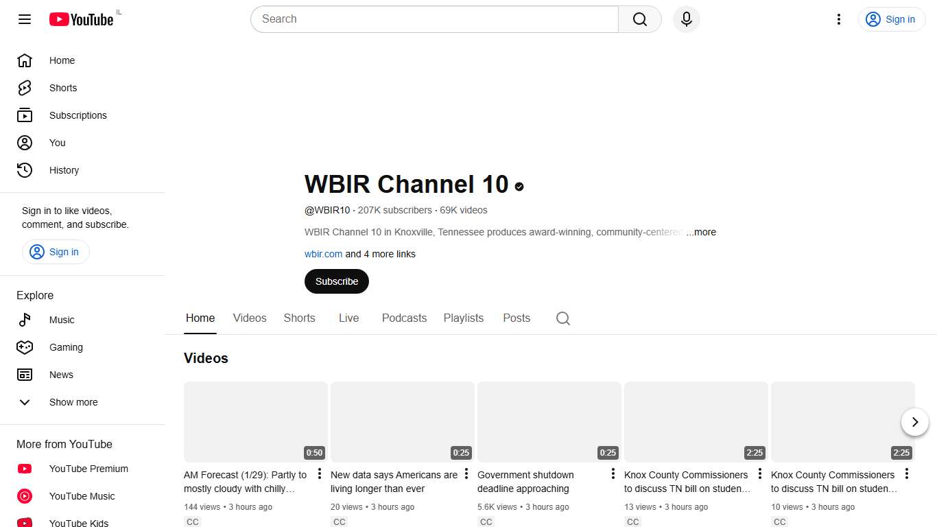 WBIR Channel 10 - YouTube